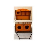 Ahşap Oyuncak Mutfak 40 × 30 - Turuncu