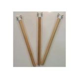 Ahşap Papağan Tüneği, 25 Cm Boyunda, 3 Adet Set
