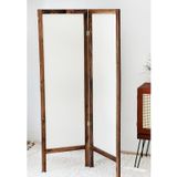 Ahşap Paravan Panel Kumaş Paravan Seperatör 5214