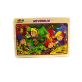 Ahşap Puzzle Mevsimler 20 Parça Puzzle Çarpım Tablosu