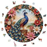 Ahşap Puzzle Yetişkin - Çiçek Açan Zarafet - 252 Parça, 29 x 29 cm - Yapıştırıcı Folyo Da