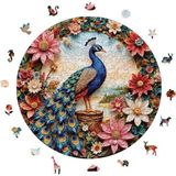 Ahşap Puzzle Yetişkin - Çiçek Açan Zarafet - 252 Parça, 29 x 29 cm - Yapıştırıcı Folyo Dahil - Benzersiz Şekilli Parçalar & Özel Figürler - A1-15