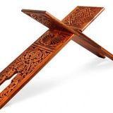 Ahşap Rahle Oymalı Battal 75Cm Oymalı Ahşap Rahle
