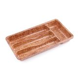 AHŞAP RENK - 4 BÖLMELİ ÇEKMECE İÇİ KAŞIKLIK 36X20CM (5264)