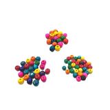 AHŞAP RENKLİ DOĞAL BONCUK (24 MM (50 ADET))