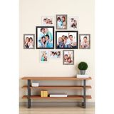 Ahşap Resim Çerçevesi 10'lu Set Halinde 10 x 15 cm (4 Adet) - 13 x 18 cm (4 Adet) - 20 x 25 cm (2 Adet)