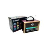 AHŞAP RETRO RADYO NOSTALJİK BLUETOOTH HOPARLÖR SD KART USB GİRİŞLİ ŞARJLI TAŞINABİLİR SPEAKER NS-8189BT