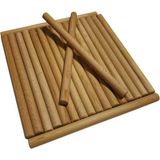 Ahşap Ritim Çubuğu 10 Çift 20 Cm, Müzik ve Eğitim Için Uygun Set - Seçenek 1 - Ahşap - Ceviz
