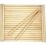 Ahşap Ritim Çubuğu 10 Çift 30 Cm, 20 Adet, Müzik ve Eğlence Için Ideal - Seçenek 1 - Ahşap - Ceviz