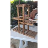 Ahşap Saksı Standı (Saksılık Çiçeklik Kitaplık) - Genel - Çok Renkli