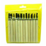 AHŞAP SAPLI (12PCS) AHŞAP OYMA NEŞTER SETİ