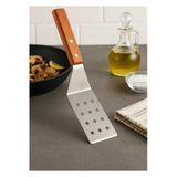 Ahşap Saplı Paslanmaz Çelik Kek Pasta Mangal Spatulası