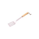 Ahşap Saplı Paslanmaz Çelik Spatula 46 cm - Kestane Akaju - Option-1