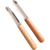Ahşap Saplı Patlıcan, Kabak, Patates, Biber Oyma Bıçağı - Oyacak x 2 Adet