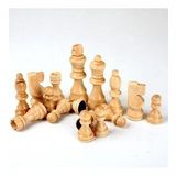 Ahşap Satranç Taşları No:45 Battal 12cm