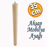 Ahsap Sehpa Masa Puf Tabure Tv Unitesi Ayagi Ayaklari M8 Civatali 35 Cm