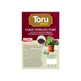 Ahşap Sepeti Saksı ve Bahçe Toprağı Torf Tavuk Keçi Gübreli ve Perlit Katkılı Toprak 10 Lt