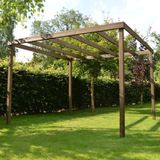 Ahsap Smart Pergole Tente Cardak 250X250 Cm