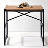 Ahşap Sokağı Elegant Metal Ayak Ahşap Çalışma Masası
