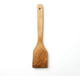 Ahşap Spatula, 28 Cm Doğal Kayın Ağacı Yemek Kaşığı, Yapışmaz Tavalar İçin Çizmez Mutfak Servis Gereci, El Yapımı Uzun Saplı Hamur Servis Spatulası, Mutfak Seti Yardımcısı