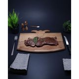 Ahşap Steak Sunum Tabağı Et Tahtası