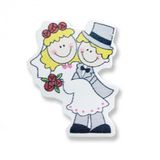 Ahsap Sticker Damadin Kucaginda Gelin 12 Adet