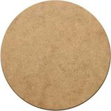 Ahşap Supla Levha 12 Adet 3 Mm Ham Mdf 33 cm Çap Yuvarlak Servis Altı Supla - 10 x 14 cm - 38 x 45 cm