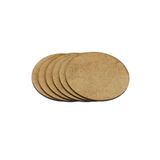 Ahşap Supla Levha 6 Adet 3 Mm Ham Mdf 16 Cm Çap Yuvarlak Çay Bardak Altlığı Supla