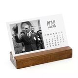 Ahşap Tabanlı Atatürk Fotoğraflı Masa Takvimi 2026 Masa Takvimi