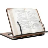 Ahşap Tablet Telefon Tutucu Ayarlanabilir Kitap Okuma Sehpası Standı Rahle Meşe