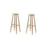 Ahşap Tabure Ham 28*70 Cm 2 Adet