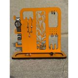 Ahşap Takı Organizer| Kolye\bileklik | RG6005 - RENK - Turuncu