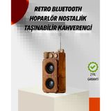 Ahşap Tarzı Kablosuz Hoparlör 5W Güçlü Bass Tf Usb Aux Mir83686869