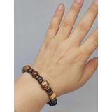 Ahşap Tasarım Unisex Otantik Bileklik (1Adet) (51460)