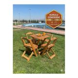 Ahşap Teslim Ahşap Katlanır Bahçe Balkon Mutfak Masa Sandalyesi 4 Kişilik Bistro Set