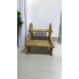 Ahşap Teslim Mdf 2 Basamaklı Tabure Çocuk Bebek Banyo Lavabo Yükseltici Merdiven (MONTESSORİ ÇOCUK-YETİŞKİN)