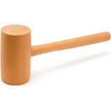 Ahşap Tokmak, El Yapımı Doğal Ağaç, Marangozluk Tokmağı, Gemicilik El Aleti, Mutfak, Kuruyemiş ve Zanaat Için, Ergonomik Saplı, Tahta, Dayanıklı Yapı