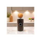 Ahşap Top Kapaklı Cam Saklama Kavanozu 1400 Ml Çay Etiketi Hediyeli