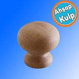Ahşap Topaç Düğme Kulp Tek Vidalı Çekmece Mutfak Mobilya Dolabı Dolap Kulpu Kulbu Kulpları