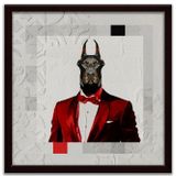 Ahşap Traverten Dokulu Mozaik Kabartmalı Dober