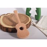 Ahşap Ürün Gitar Diş Kaşıyıcı - Doğal Ahşap Dişlik (Müzik Aleti Figürlü Dişlikler)