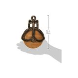 Ahşap ve Metalden Vintage Makara, Ölçüler: 12,5 x 6,5 x 18 Cm, 1 kg - standart