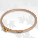 Ahşap Vidalı Kasnak 8mm Şirin 202 Nakış Elişi 202-4 Çap: 18,5cm