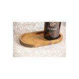Ahşap Yağdanlık Altlığı,Sıvı Sabun Losyon Stand 12X20 Cm