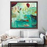 Ahşap Yağlı Boya Dokulu Tablo, Bal Beteği, 80X80