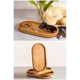 Ahsap Yaglik Alti Cok Fonksiyonlu 10 X 17 Cm / Sunumluk / Cerezlik / Anahtarlik