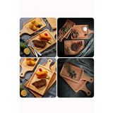 Ahşap Yemek Tabağı, Sunumluk Ahşap Tabak, Tahta Kahvaltı Tabağı, Ahşap Servis Tabağı