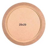 Ahşap Yuvarlak Tepsi 29X29Cm T699
