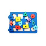 Ahşap Zeka Geliştirici Oyun Ahşap Puzzle Yapboz Eğitici Oyuncak