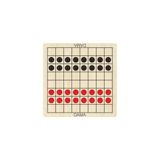 Ahşap Zeka ve Strateji Oyun Seti 7 Li, Kızma Birader+Dama+3 Taş+9 Taş+Bihar+Surakarta ve Tic-Tac-Toe ETICSET247 - Option-1